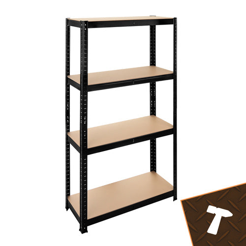 Storage rack - black 150x75x30 Bigstreen
