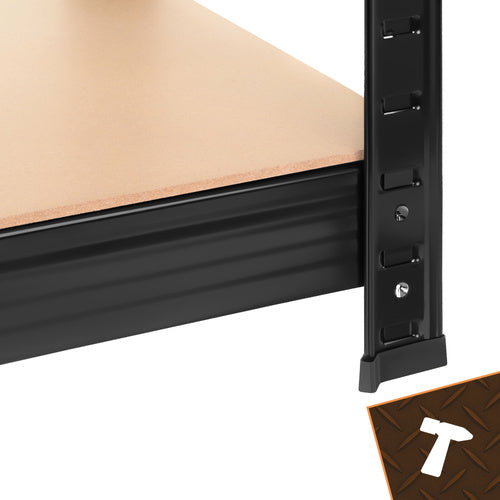 Storage rack - black 180x100x60 Bigstreen
