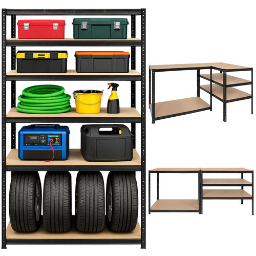 Storage rack - black 180x100x60 Bigstreen