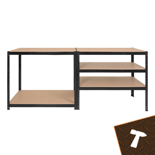 Storage rack - black 180x100x60 Bigstreen