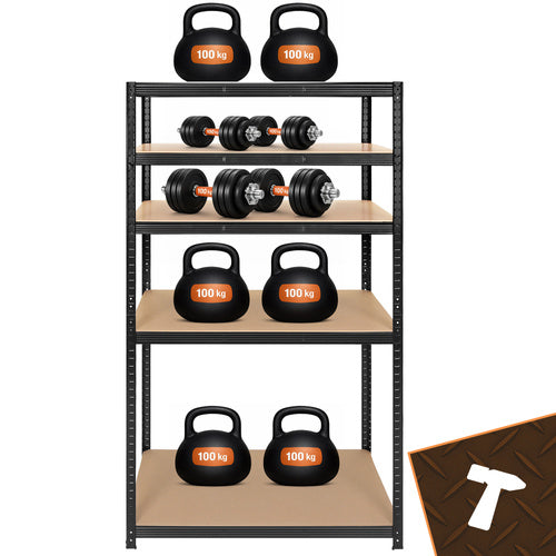 Storage rack - black 180x100x60 Bigstreen