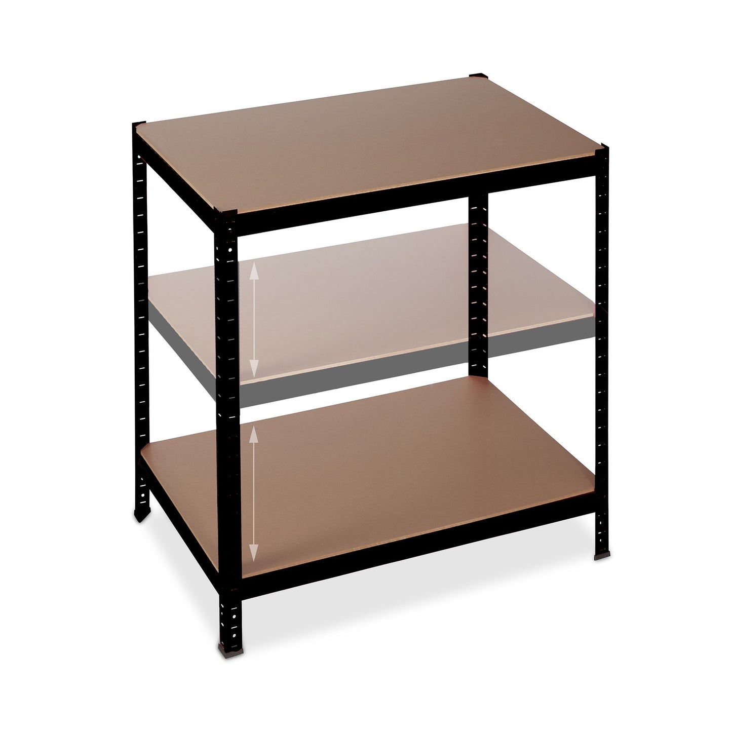 Storage shelf 1325 kg black