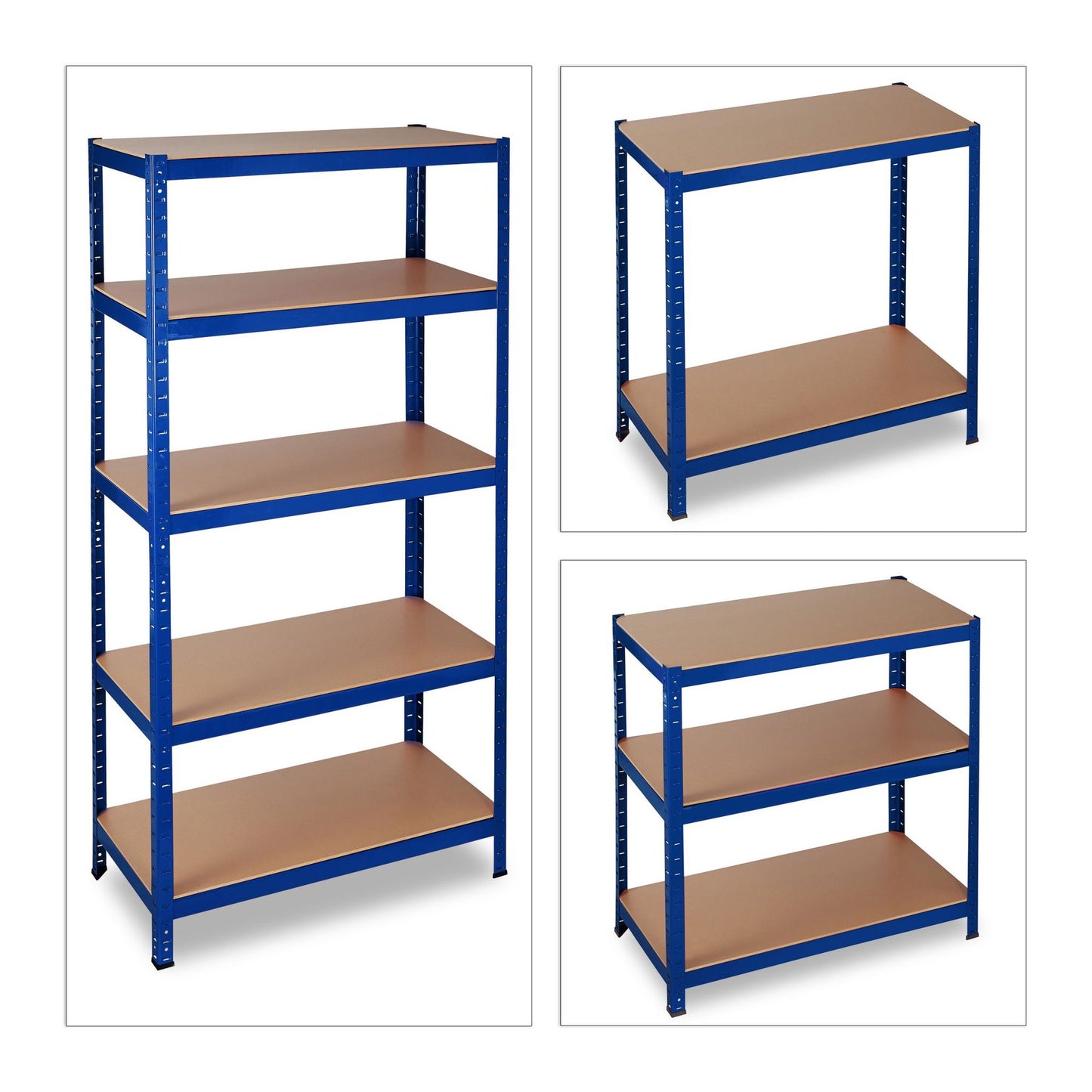 Storage shelf 1325 kg blue