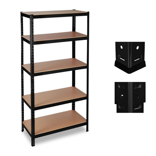 Storage shelf 180x90x60 black