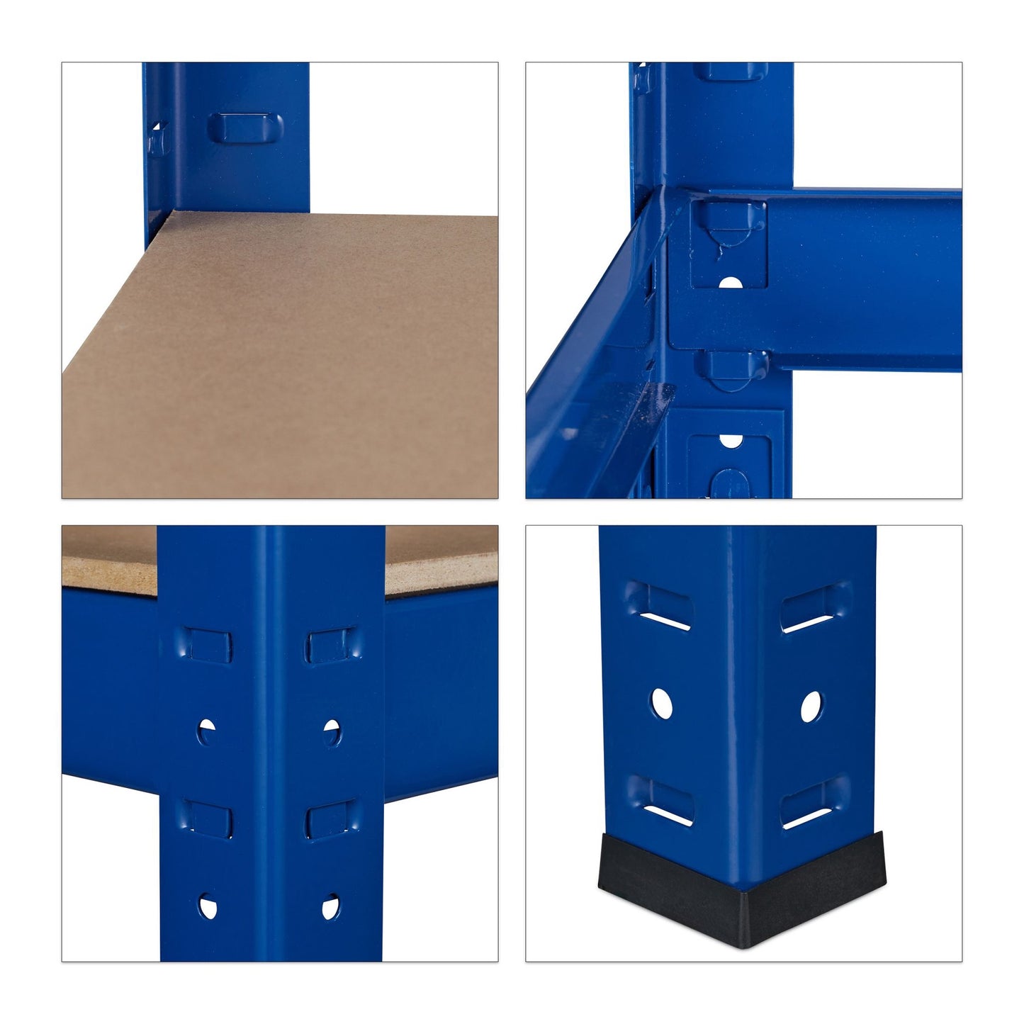 Storage shelf 180x90x60 blue