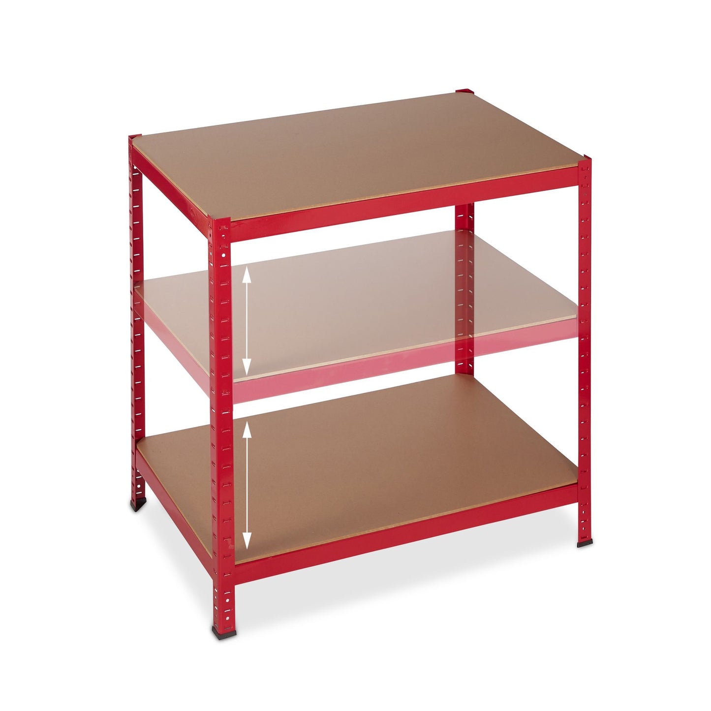 Storage shelf 180x90x60 red