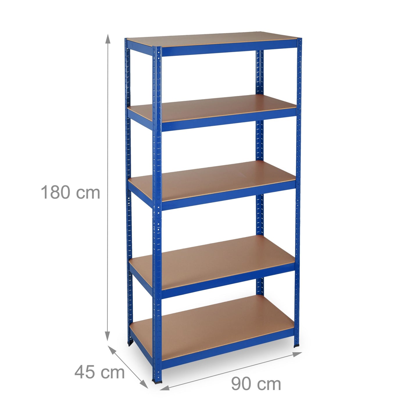 Storage shelf blue