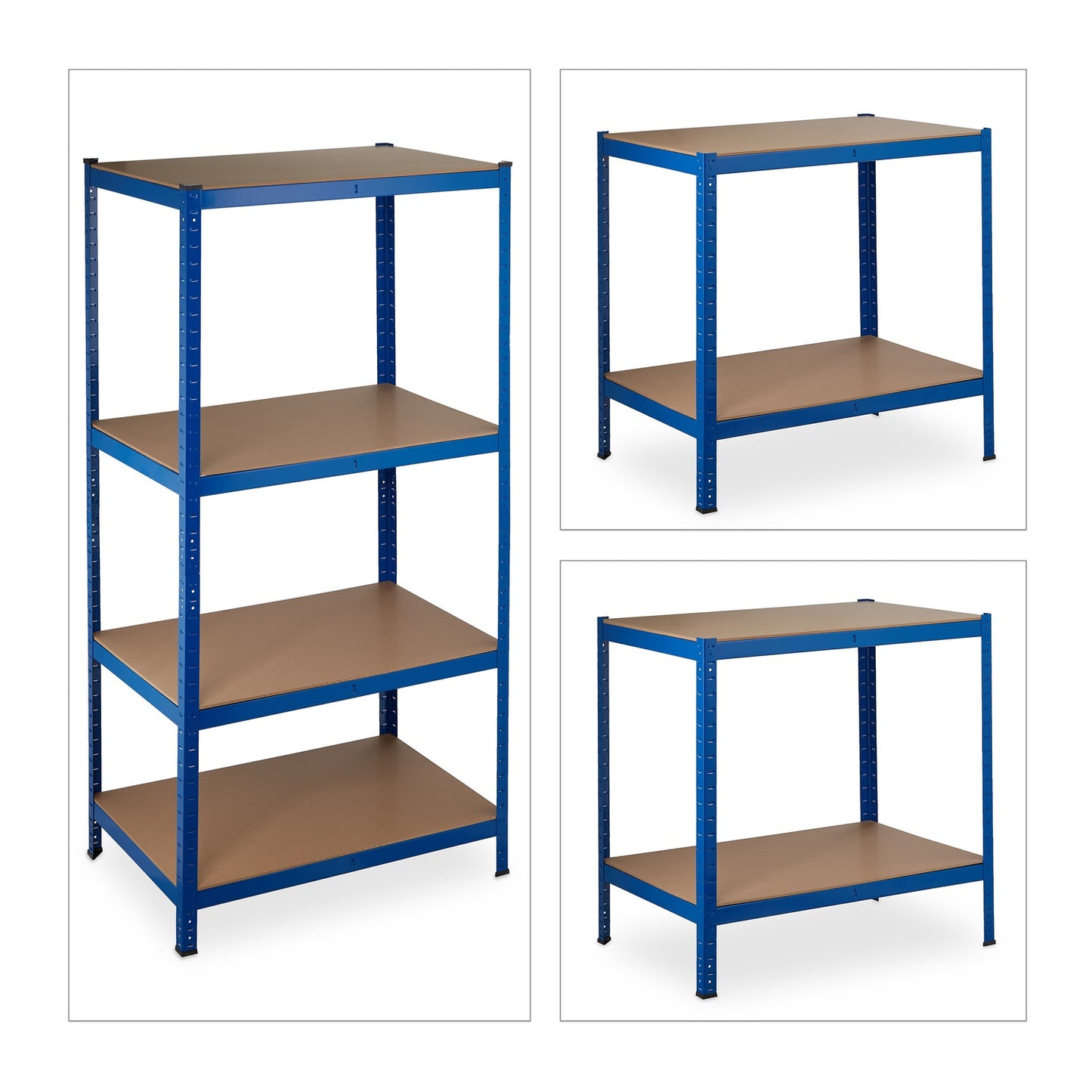 Storage shelf blue