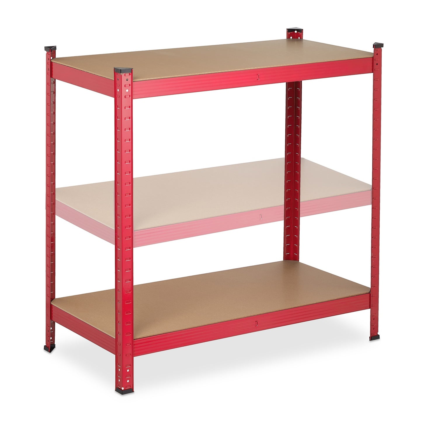 Storage shelf red