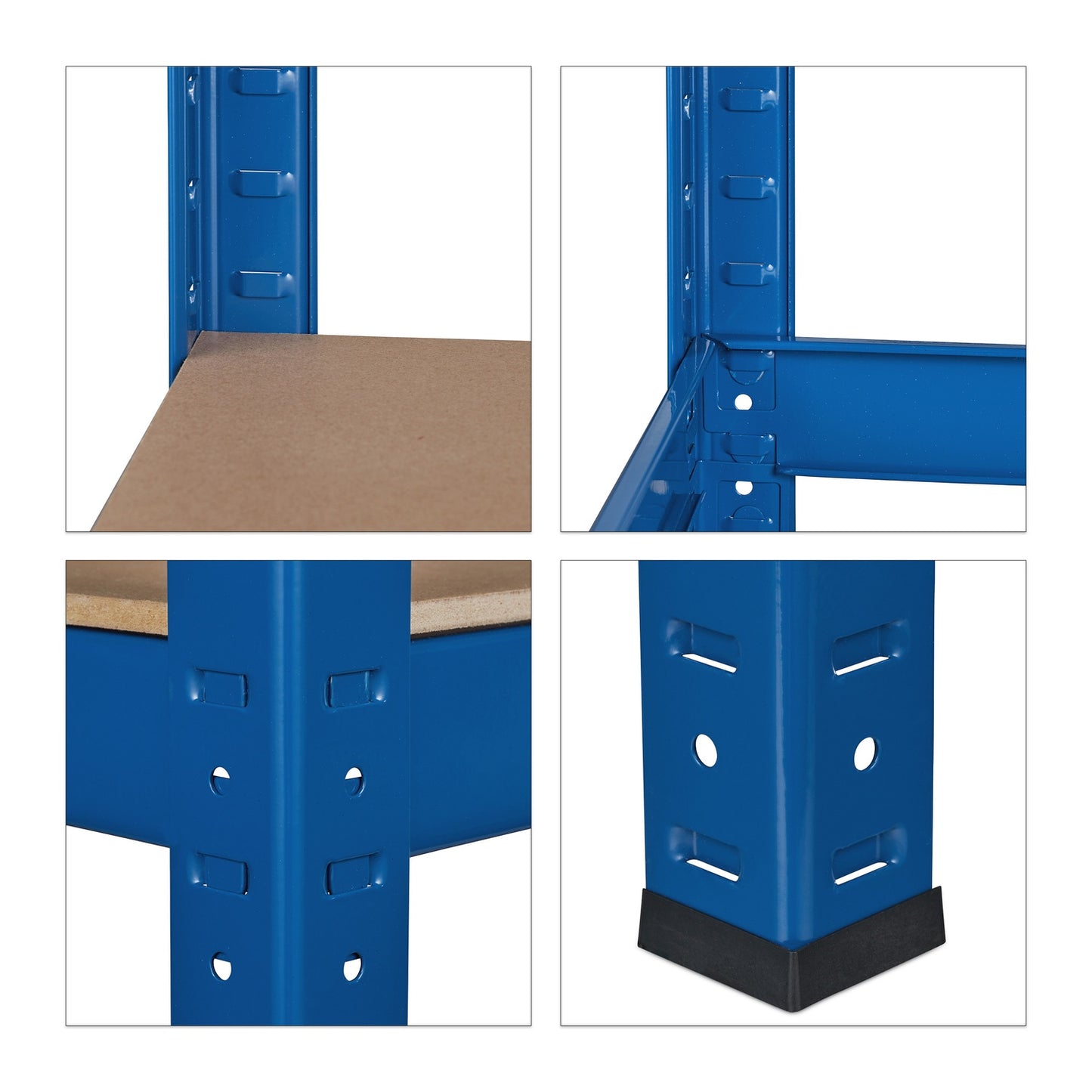 Storage shelf with 4 shelves