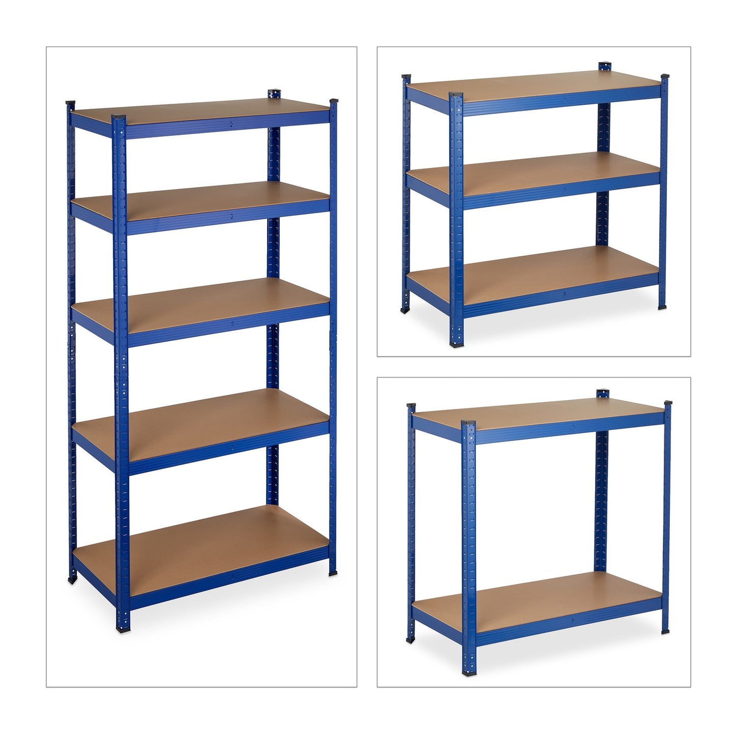 Storage shelf with 5 shelves