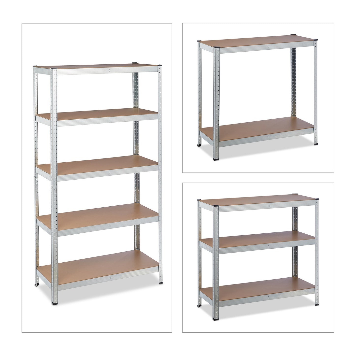 Storage shelf with 5 shelves