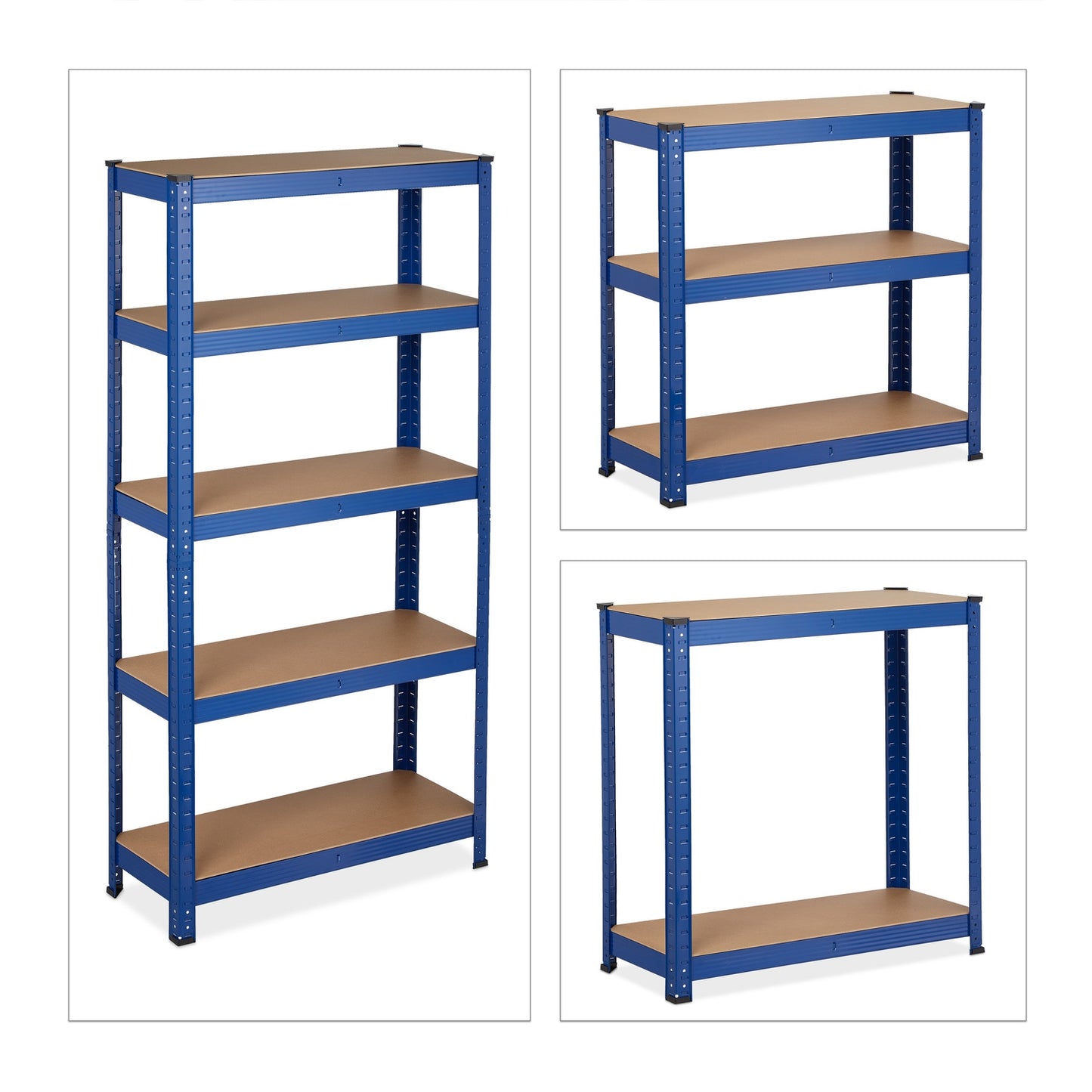 Storage shelf with 5 shelves