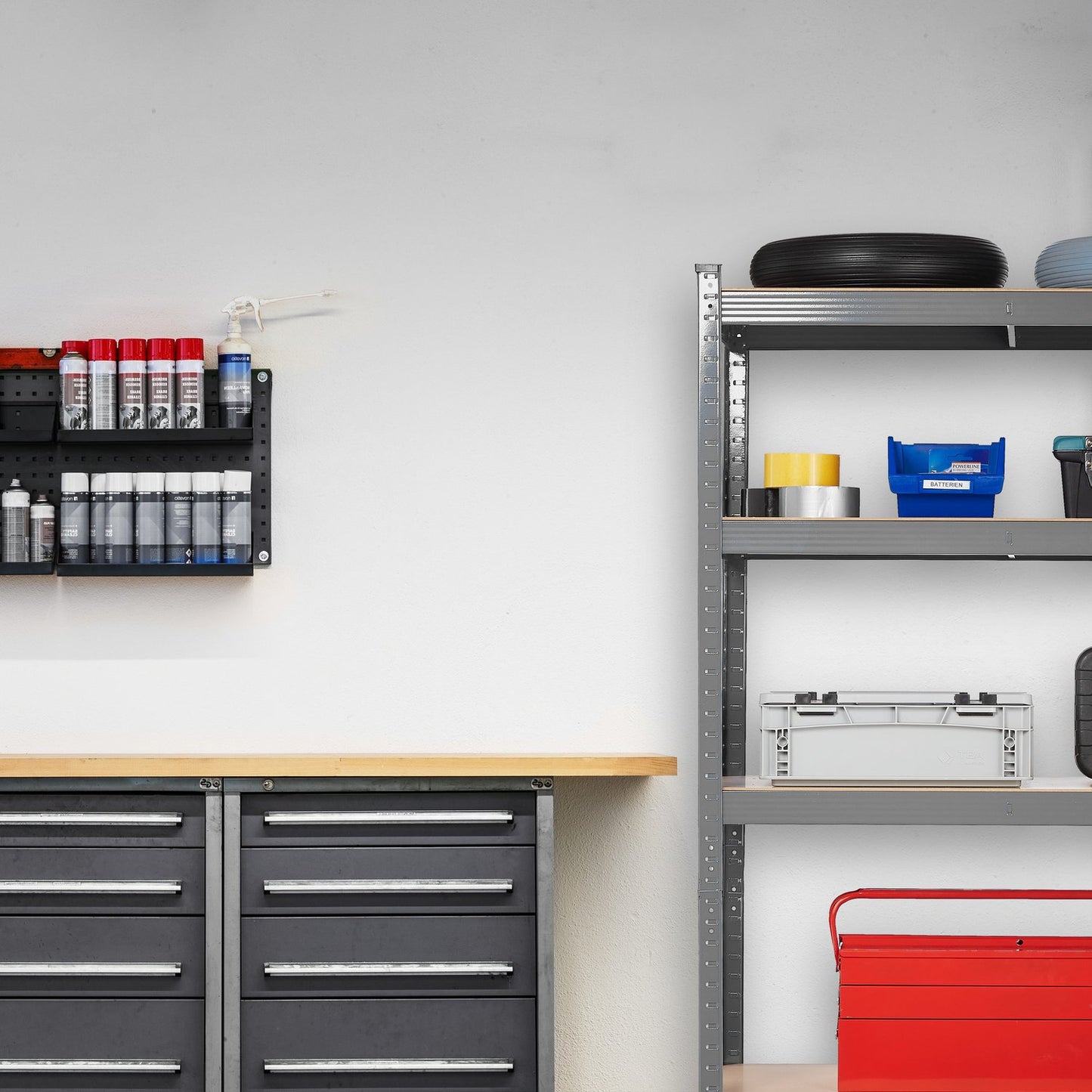 Storage shelf with 5 shelves