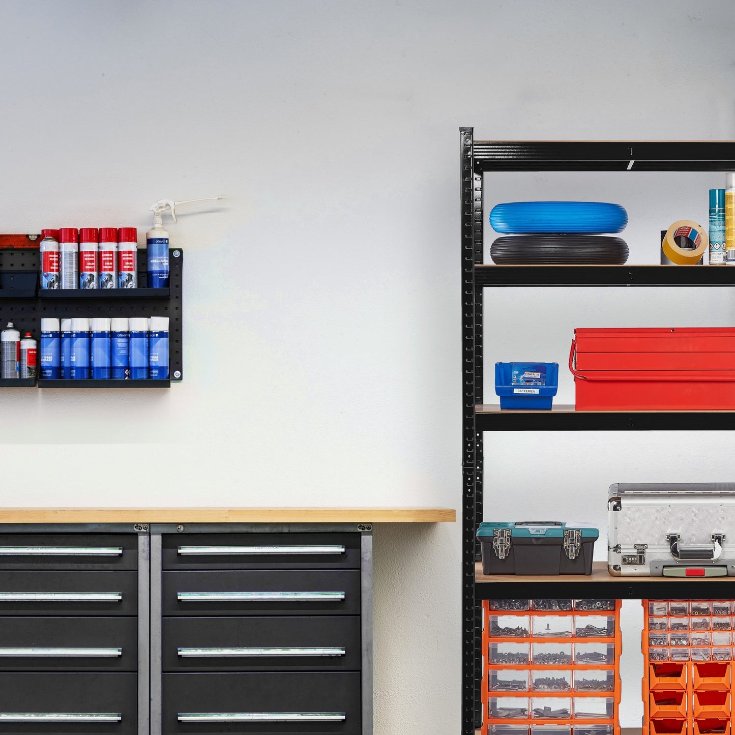 Storage shelf with 5 shelves