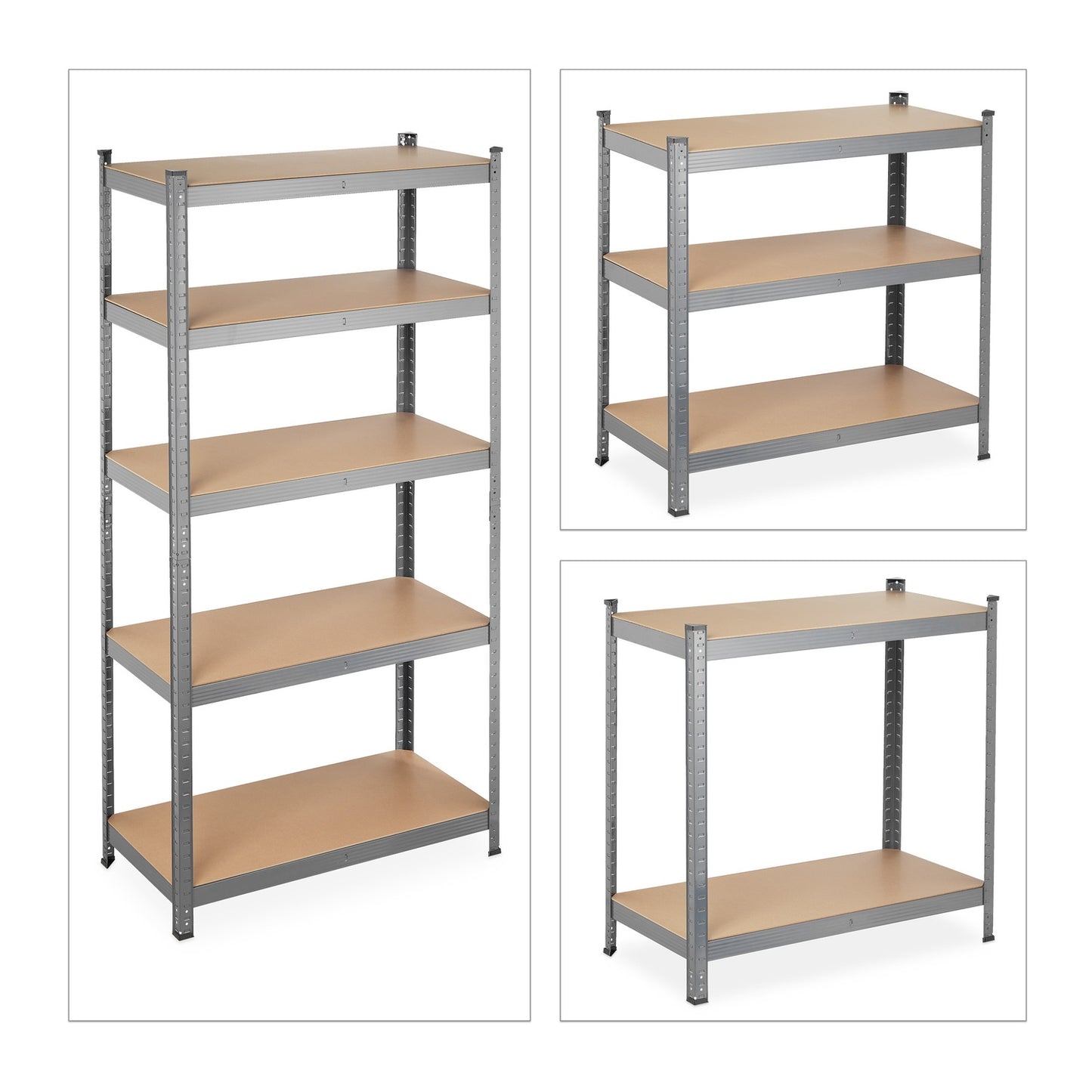 Storage shelf with 5 shelves