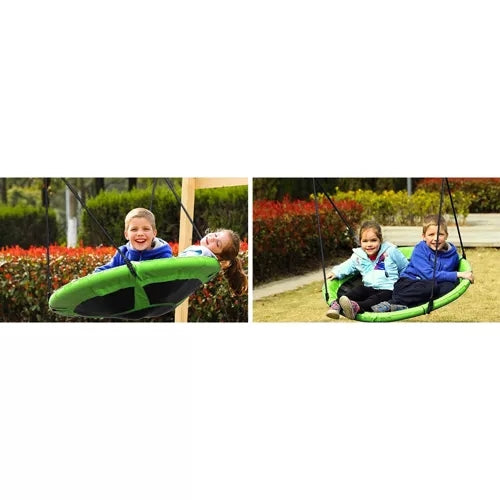 Stork's nest swing 100 cm green-black 23514