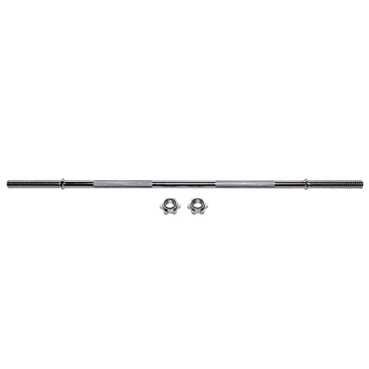 Straight Bar 120 cm, 30 mm Diameter with Clamps