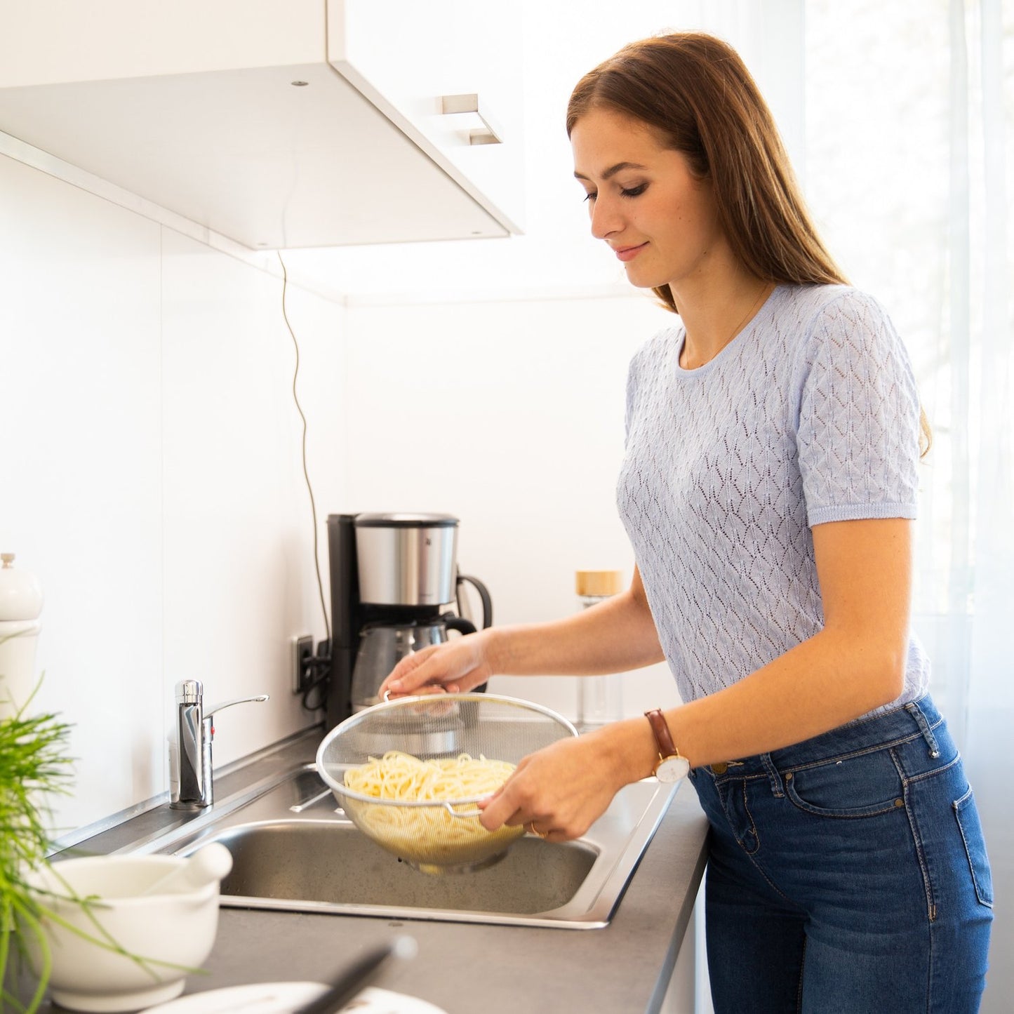 Strainer in stainless steel