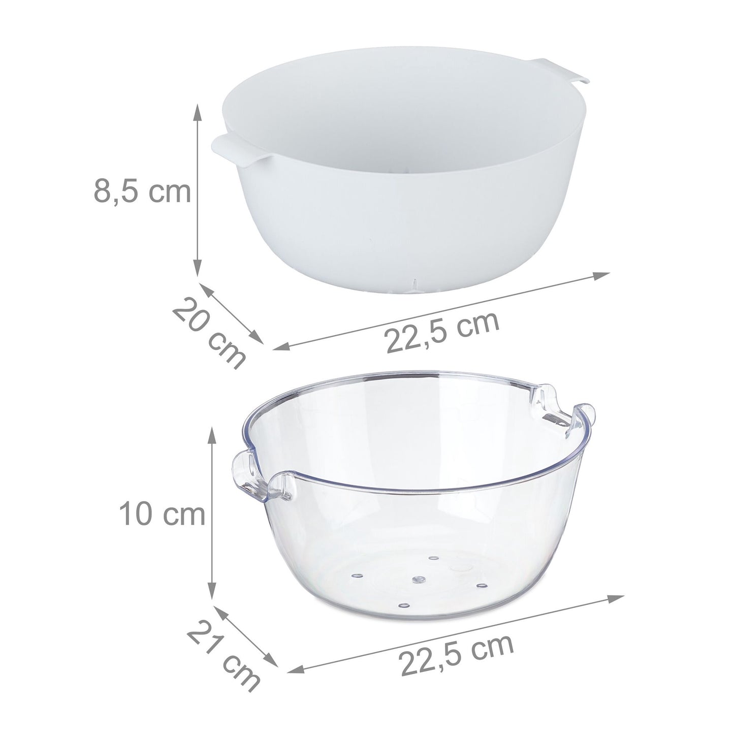 Strainer with bowl