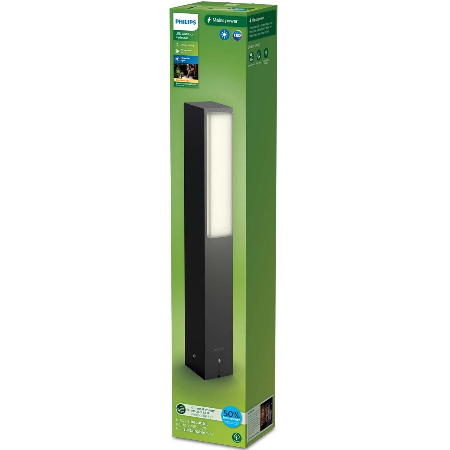 Stratosphere Pedistal Ultra Efficient LED 3.8W 800lm Anthracite