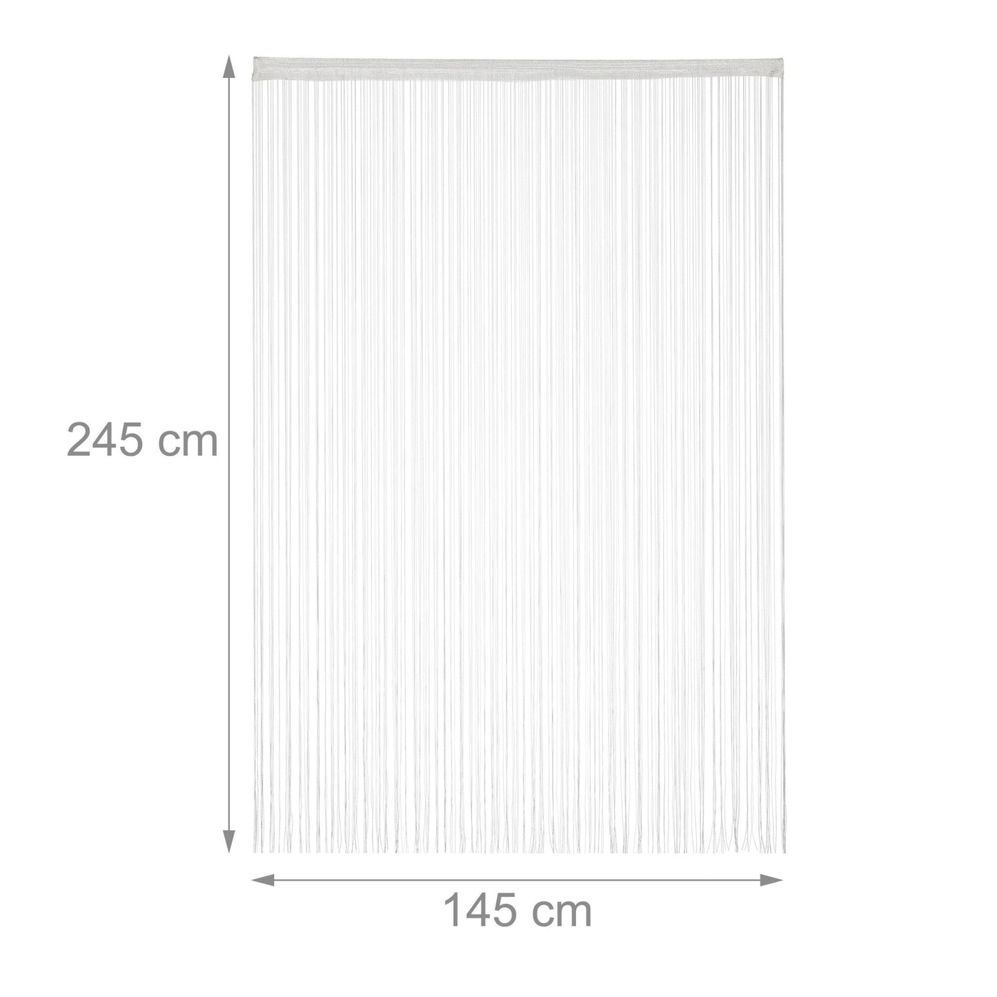 String curtain white