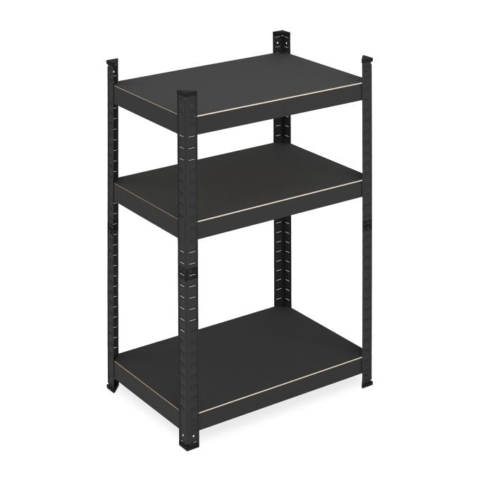 Strong shelves with 3 levels