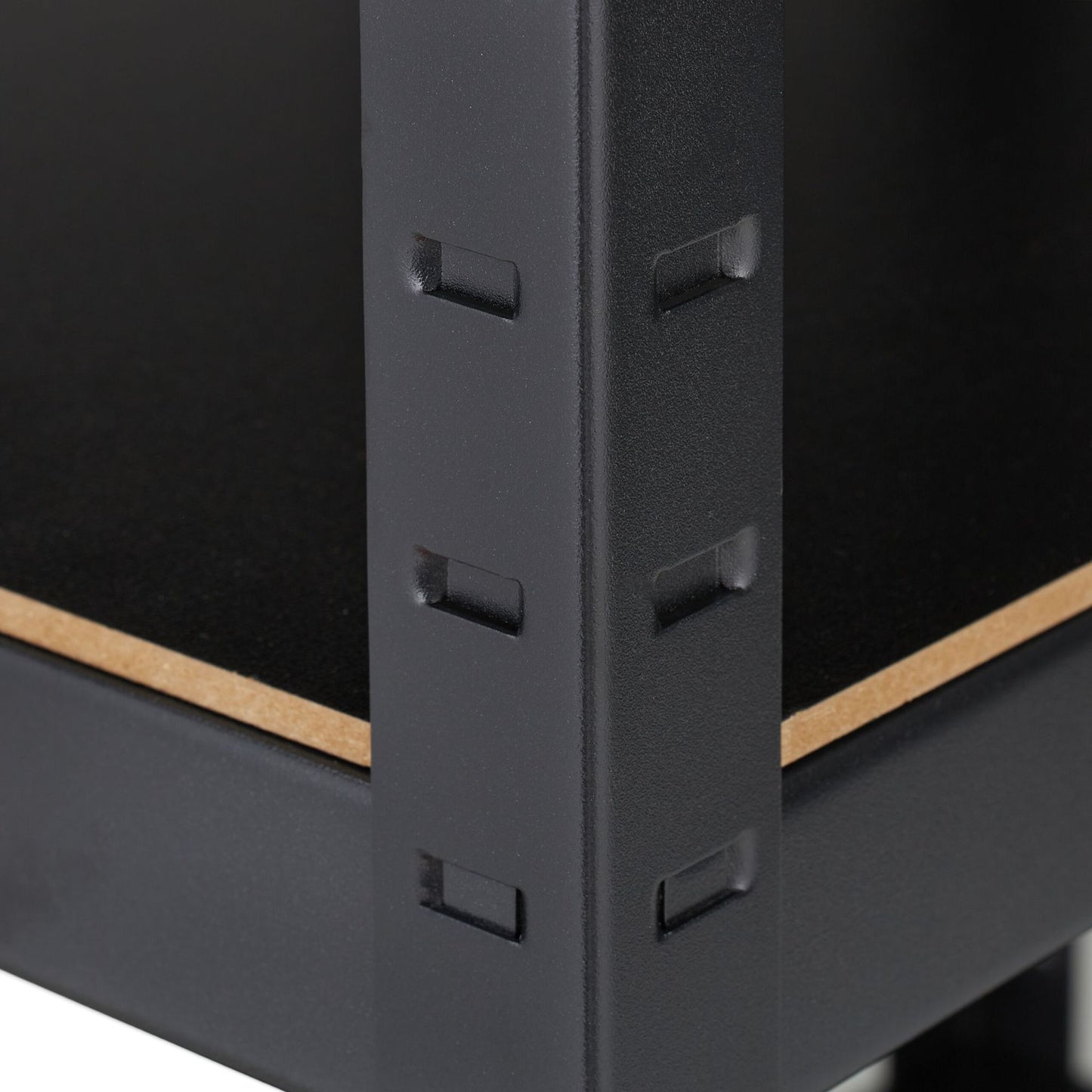 Strong shelves with 3 levels