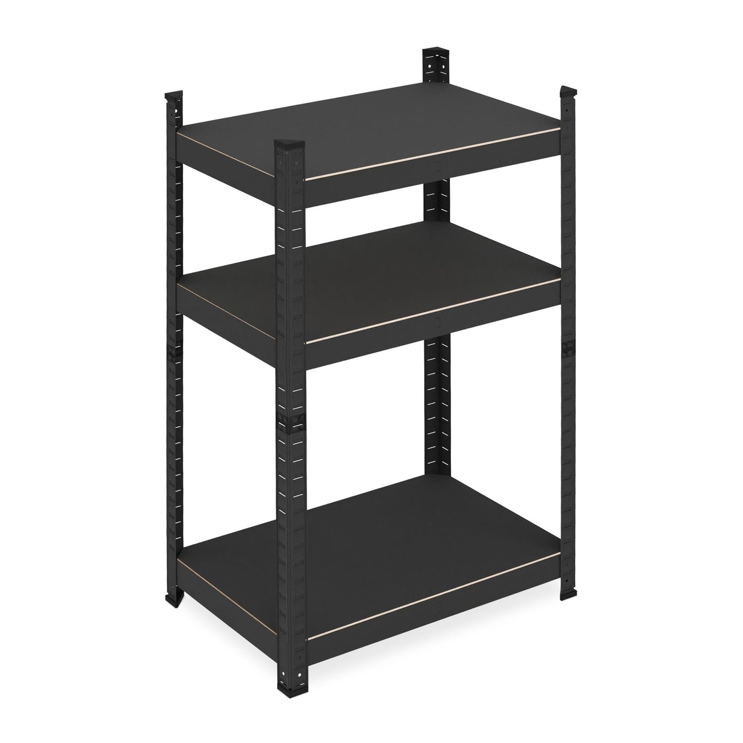 Strong shelves with 3 levels