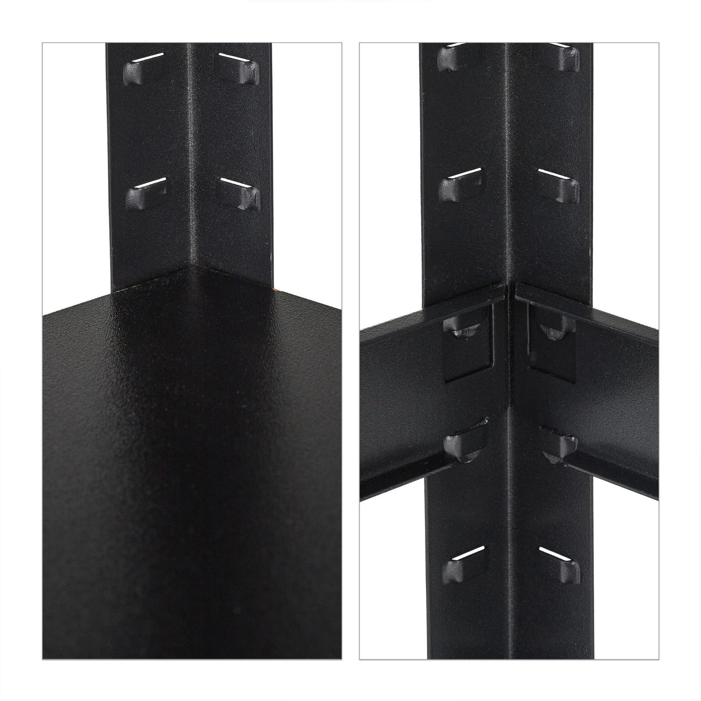 Strong shelves with 3 levels