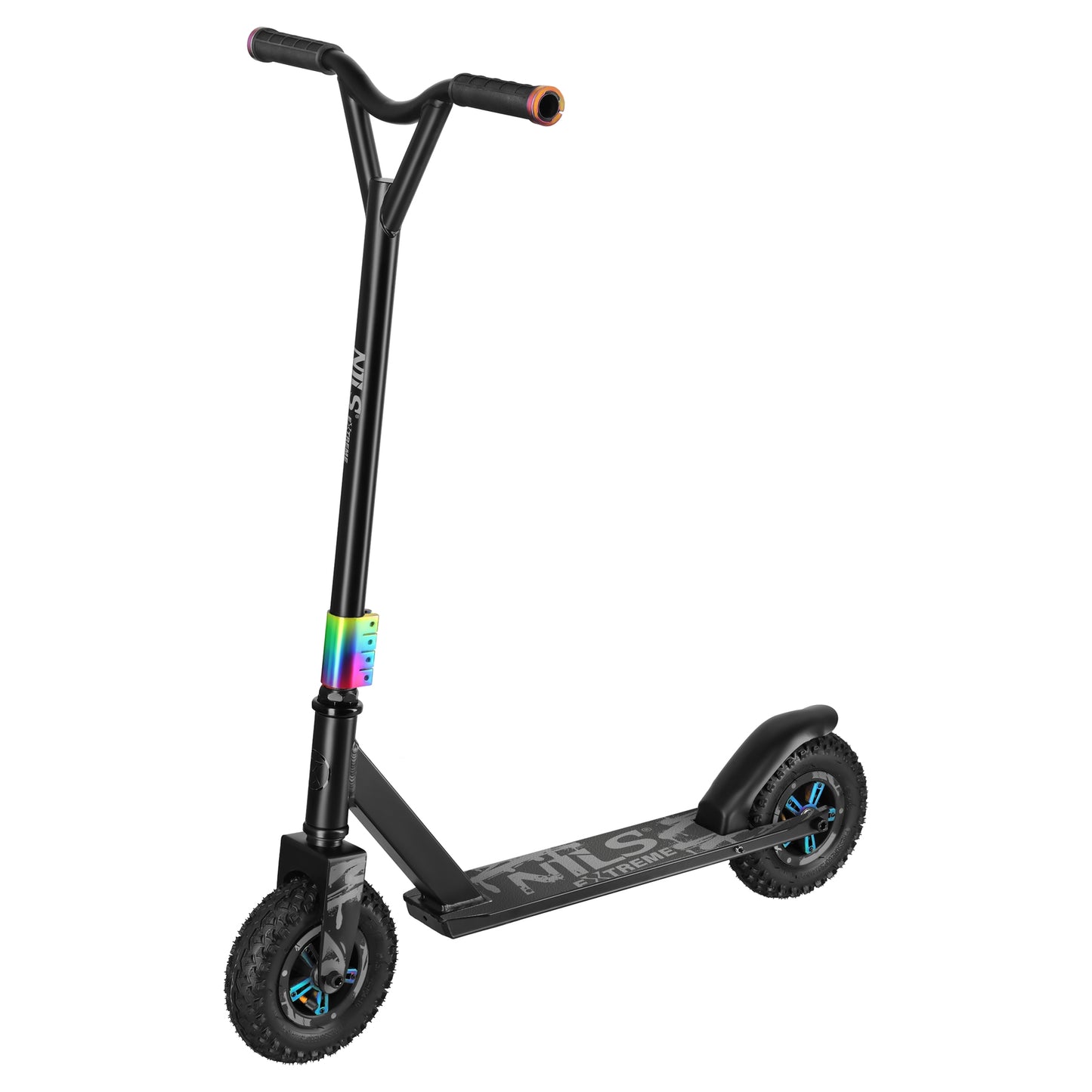 Stunt Scooter, 195x50 mm Rubber Wheels, ABEC9