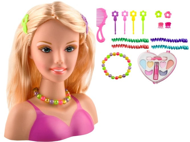 Styling head with accessories