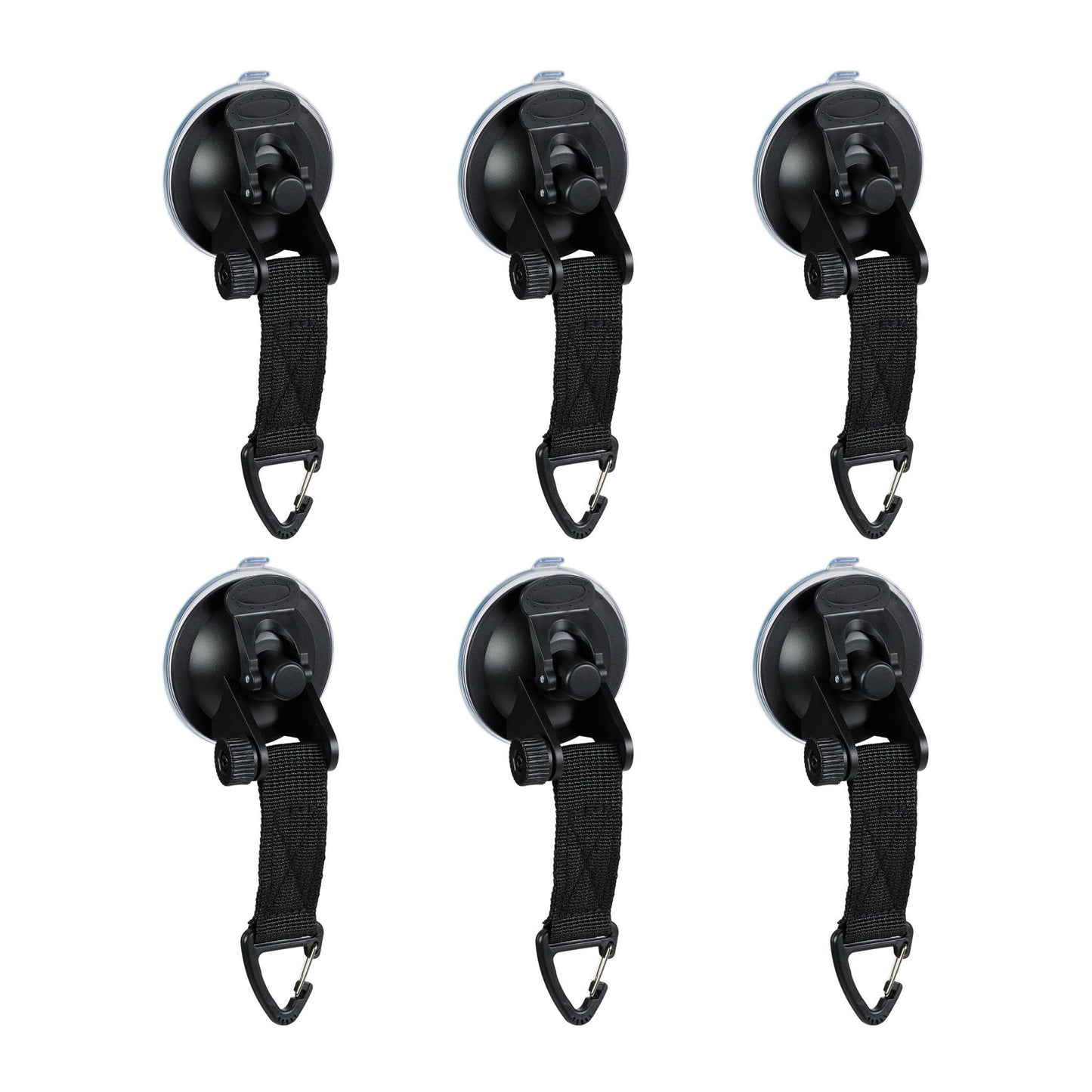 Suction cup hook set of 6