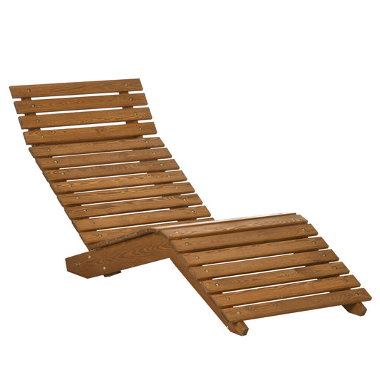 Garden bed in teak, capacity 120 kg, 66x170x77 cm