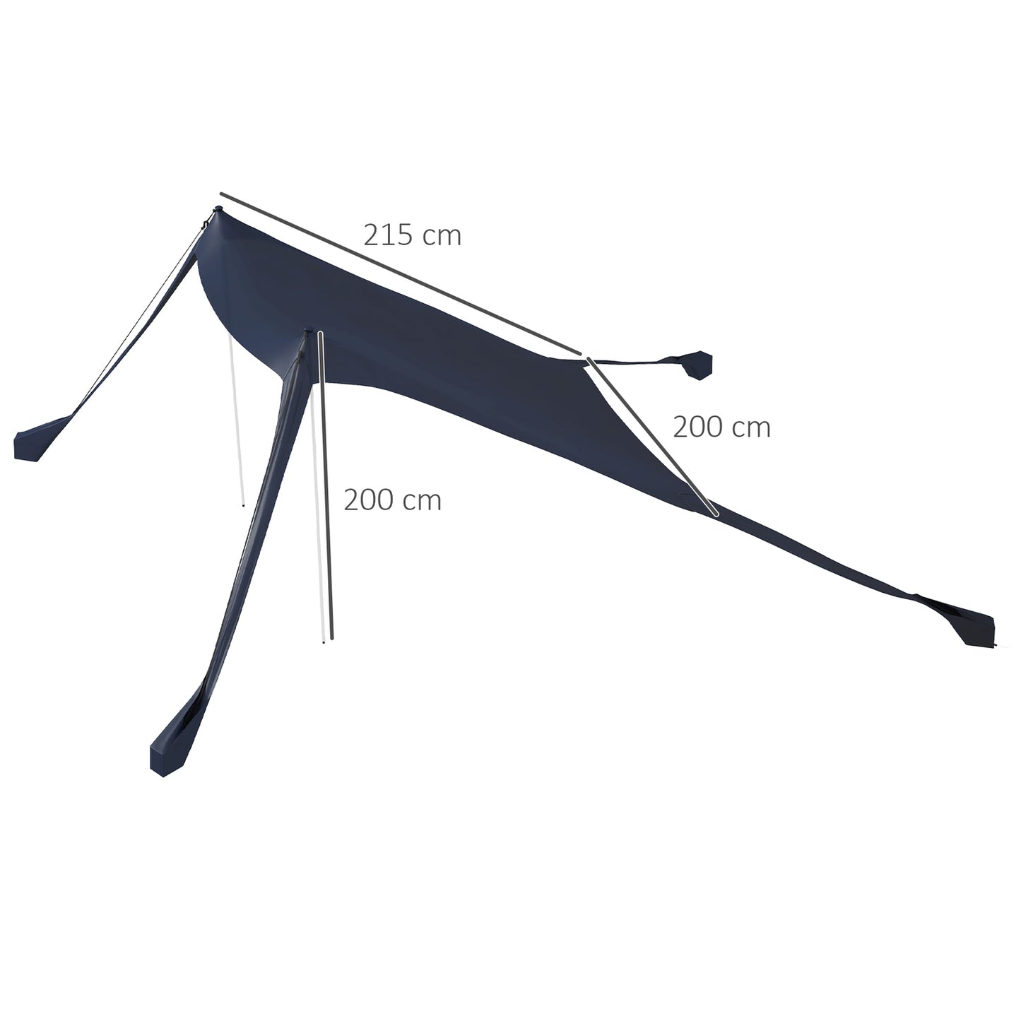 Waterproof sunscreen with UV protection for camping