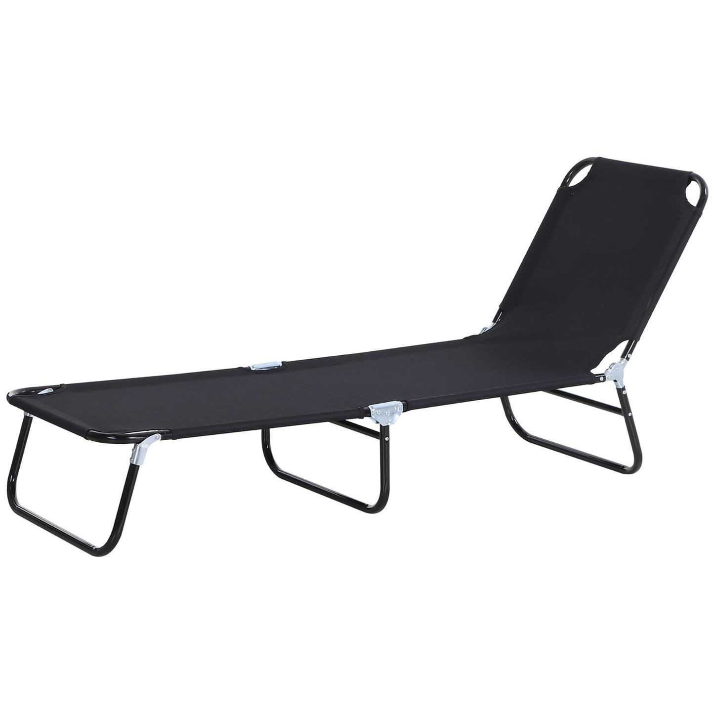 Adjustable deck chair for garden or balcony - 188 x 56 x 28 cm