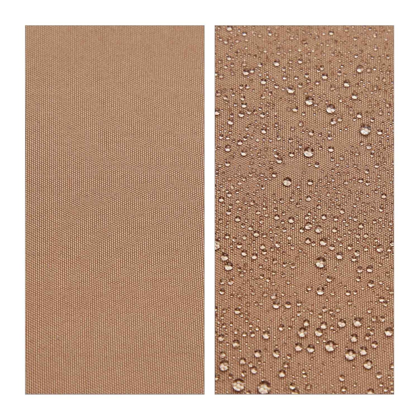 Sun sail rectangular coffee brown