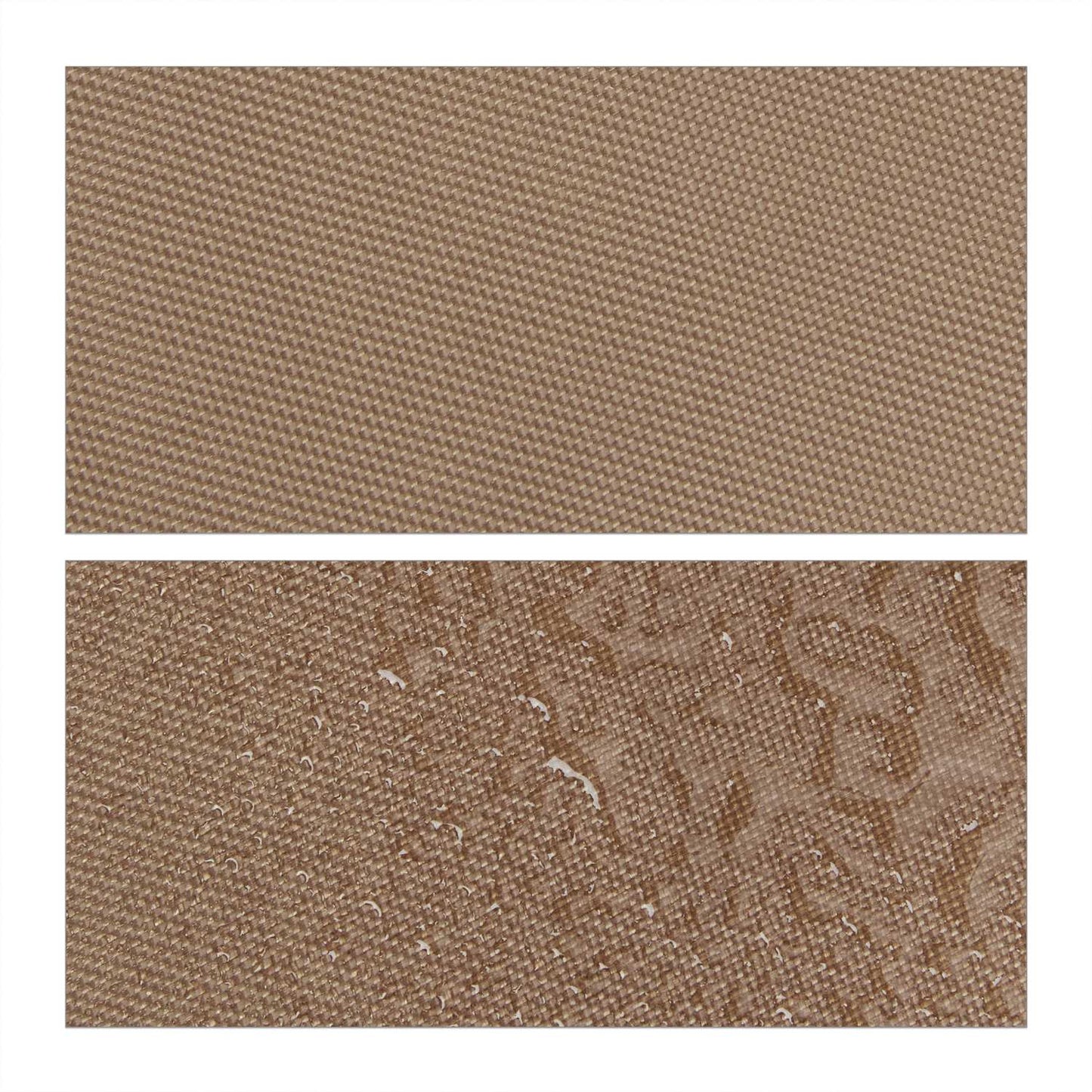 Sun sail rectangular coffee brown