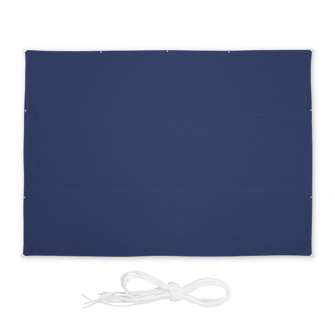 Sun sail rectangular dark blue