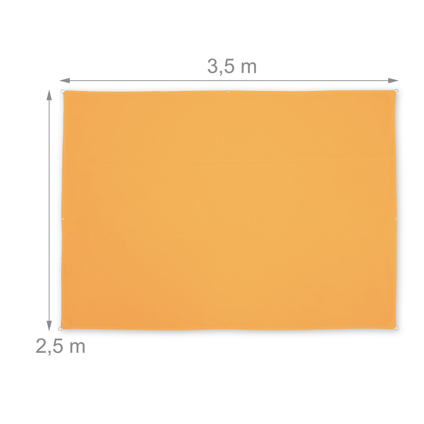 Sun sail rectangular dark blue