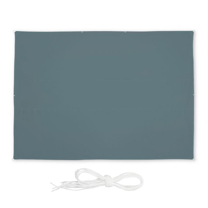 Sun sail rectangular grey
