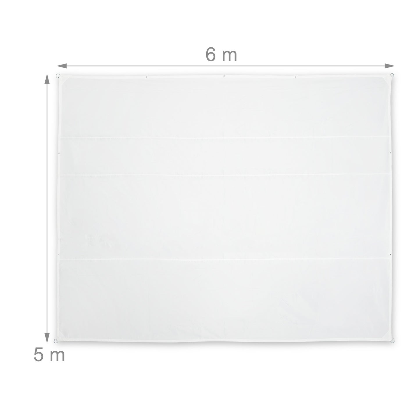 Sun sail rectangular white