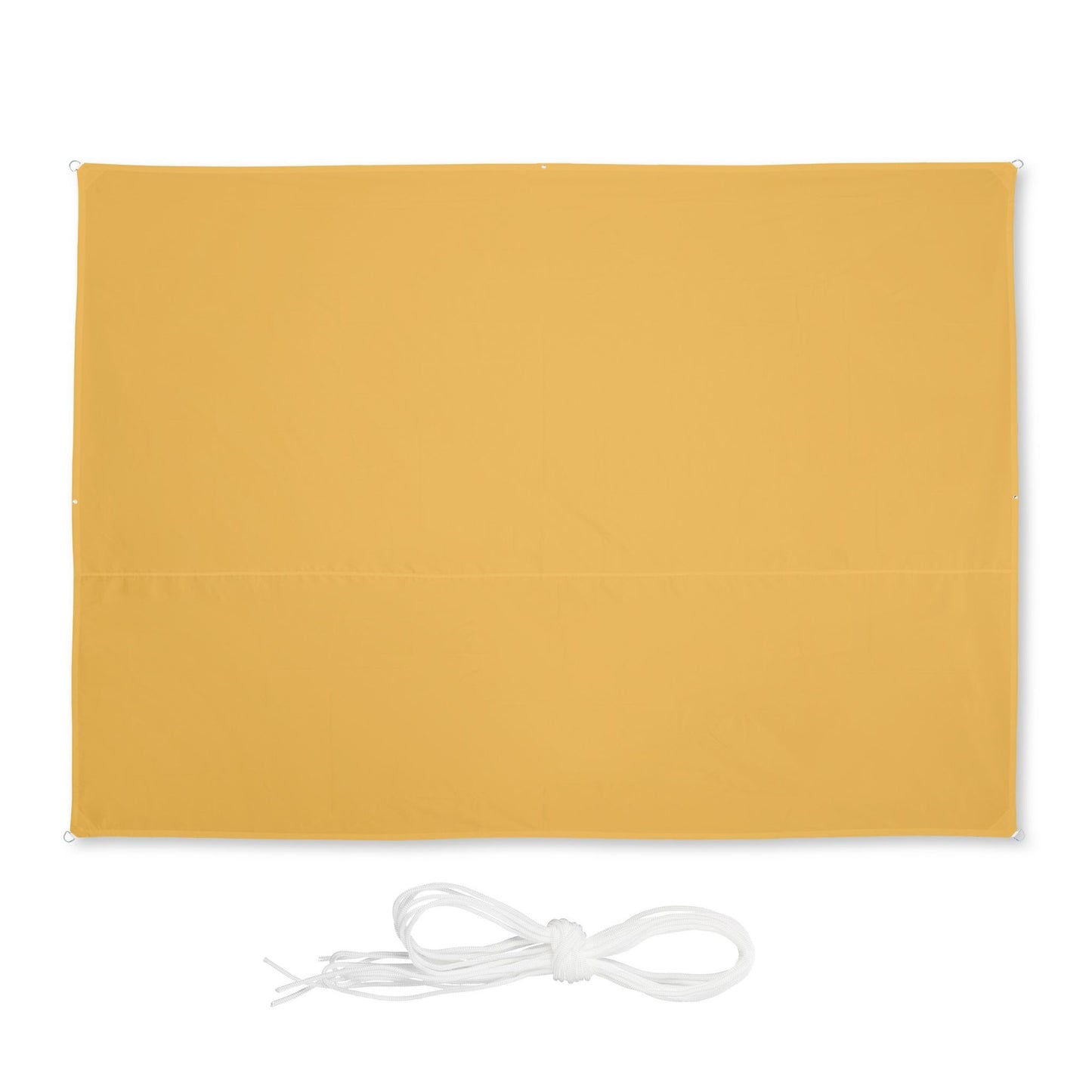 Sun sail rectangular yellow
