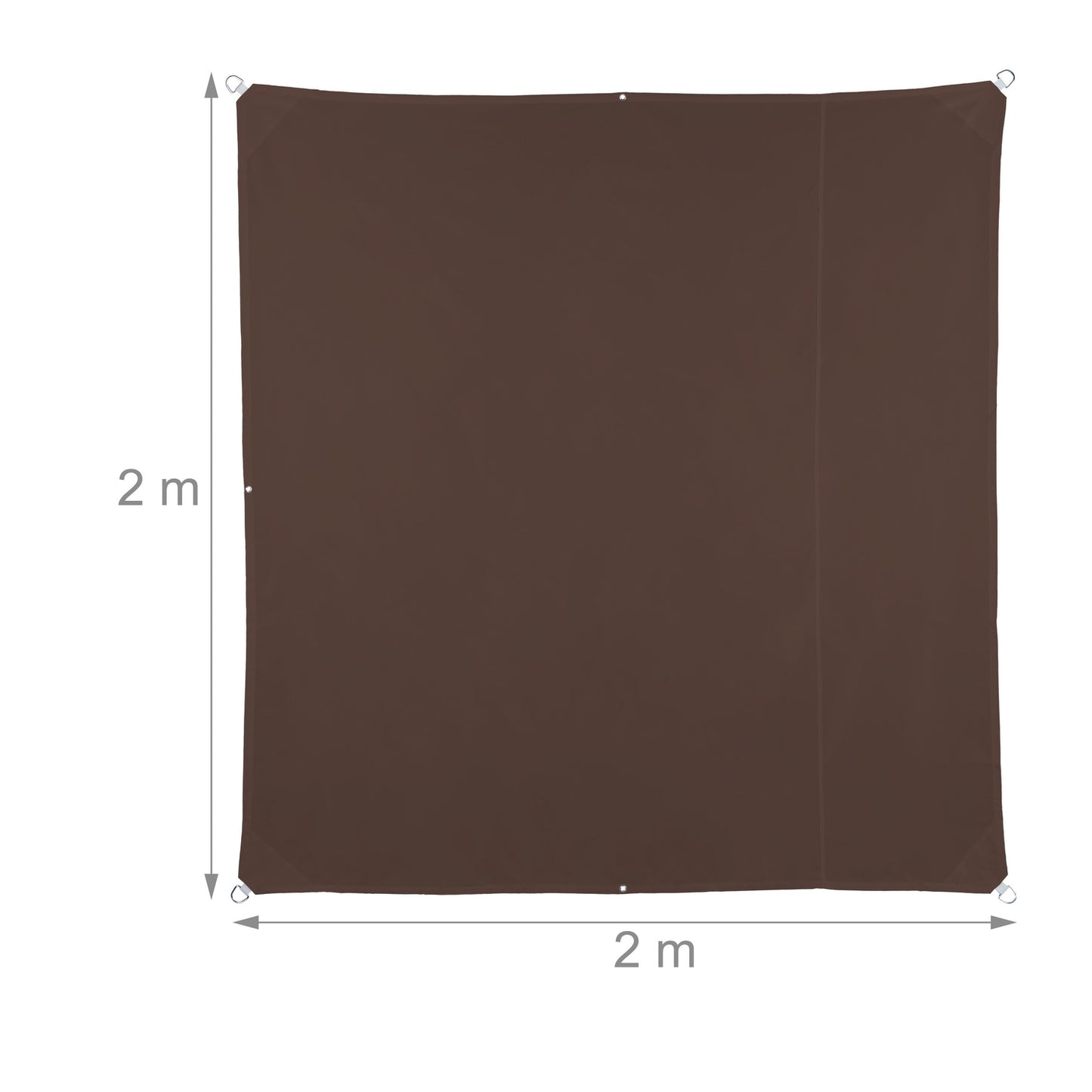 Sun sail square brown