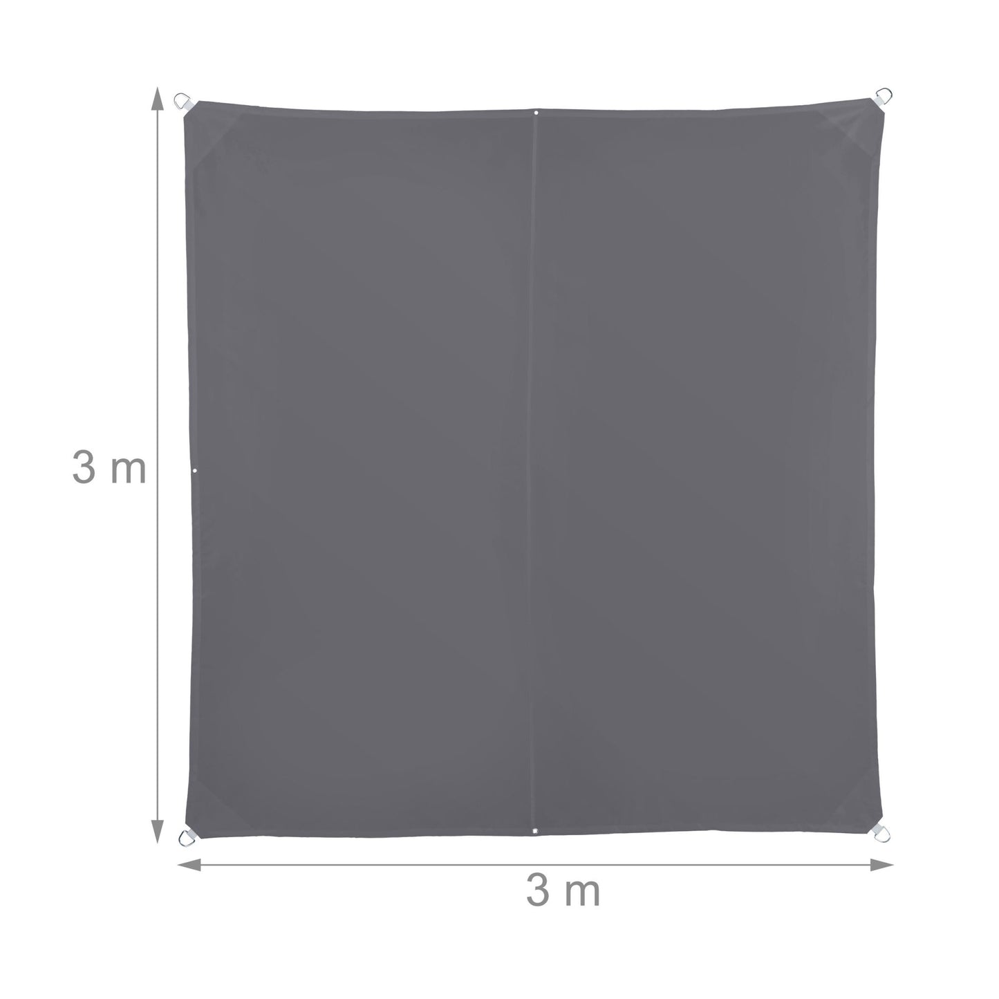 Sun sail square gray