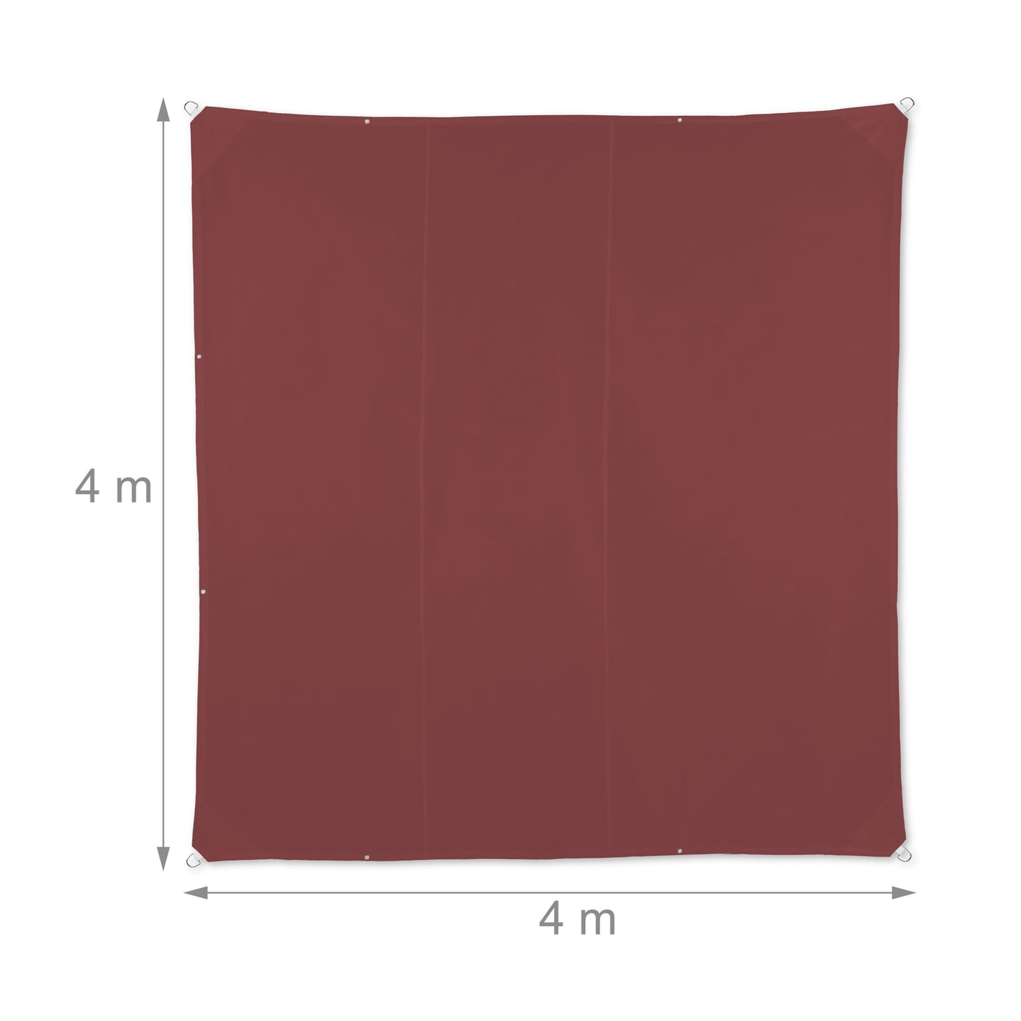 Sun sail square maroon