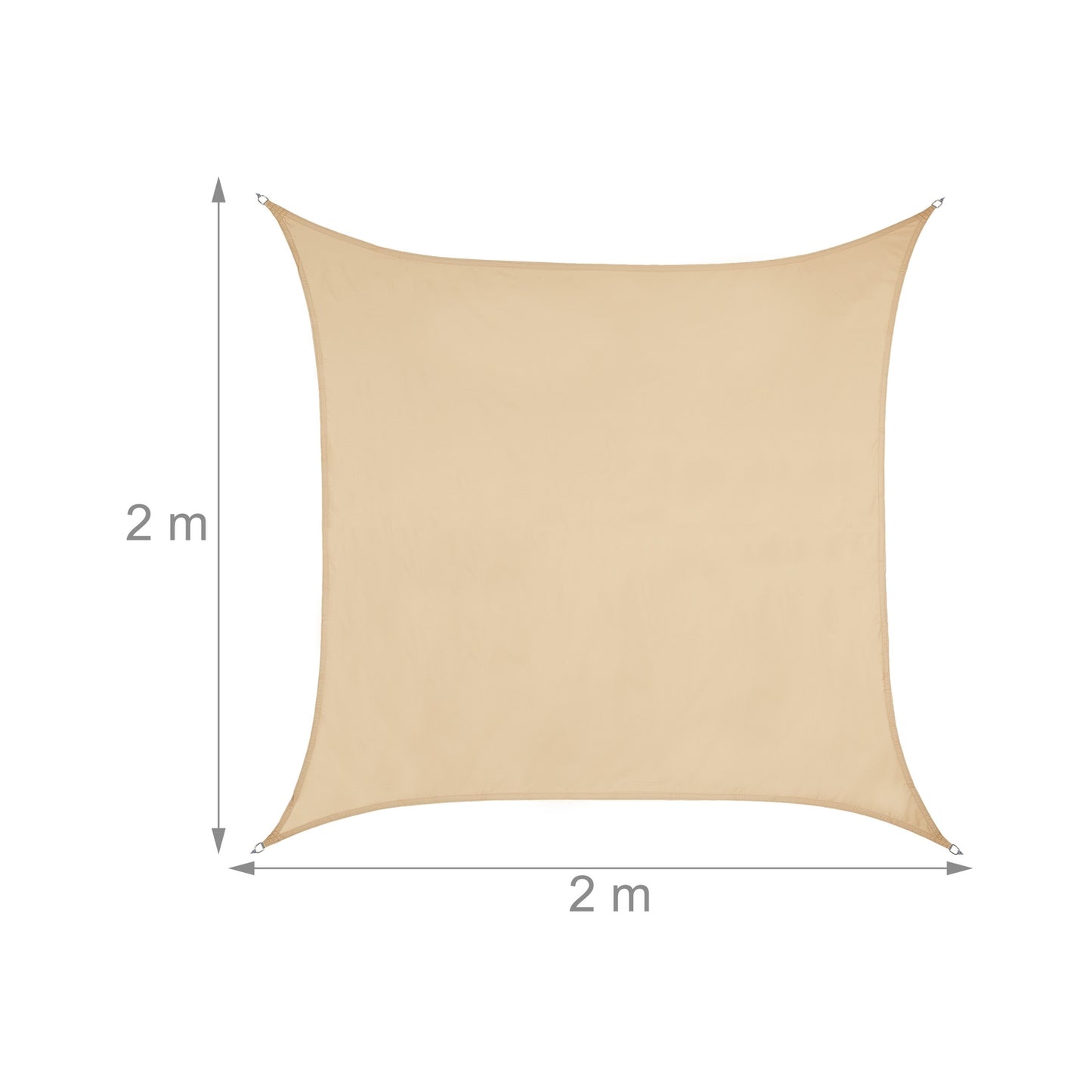 Sun sail square sand colored