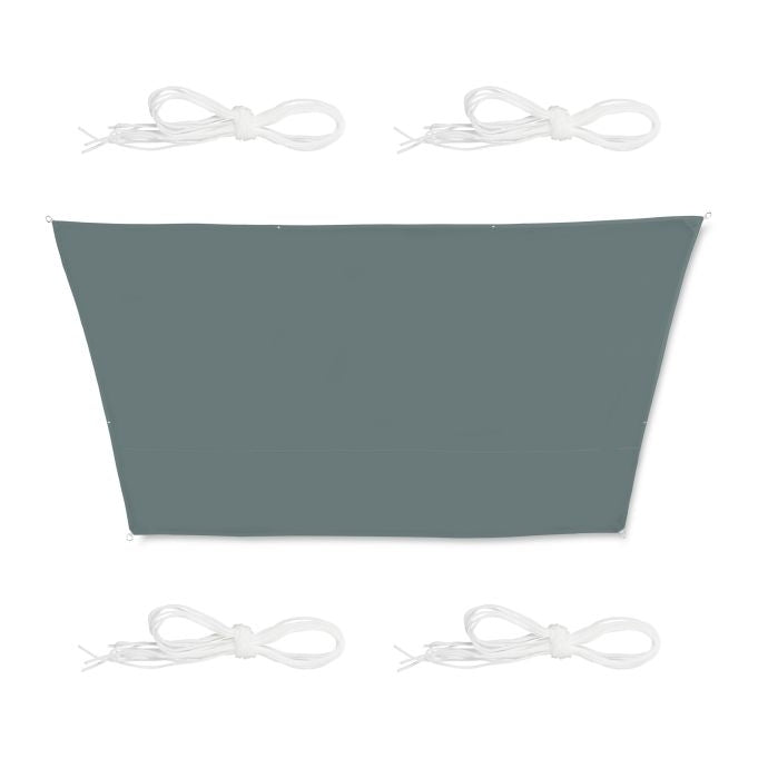 Sun sail trapezoidal gray
