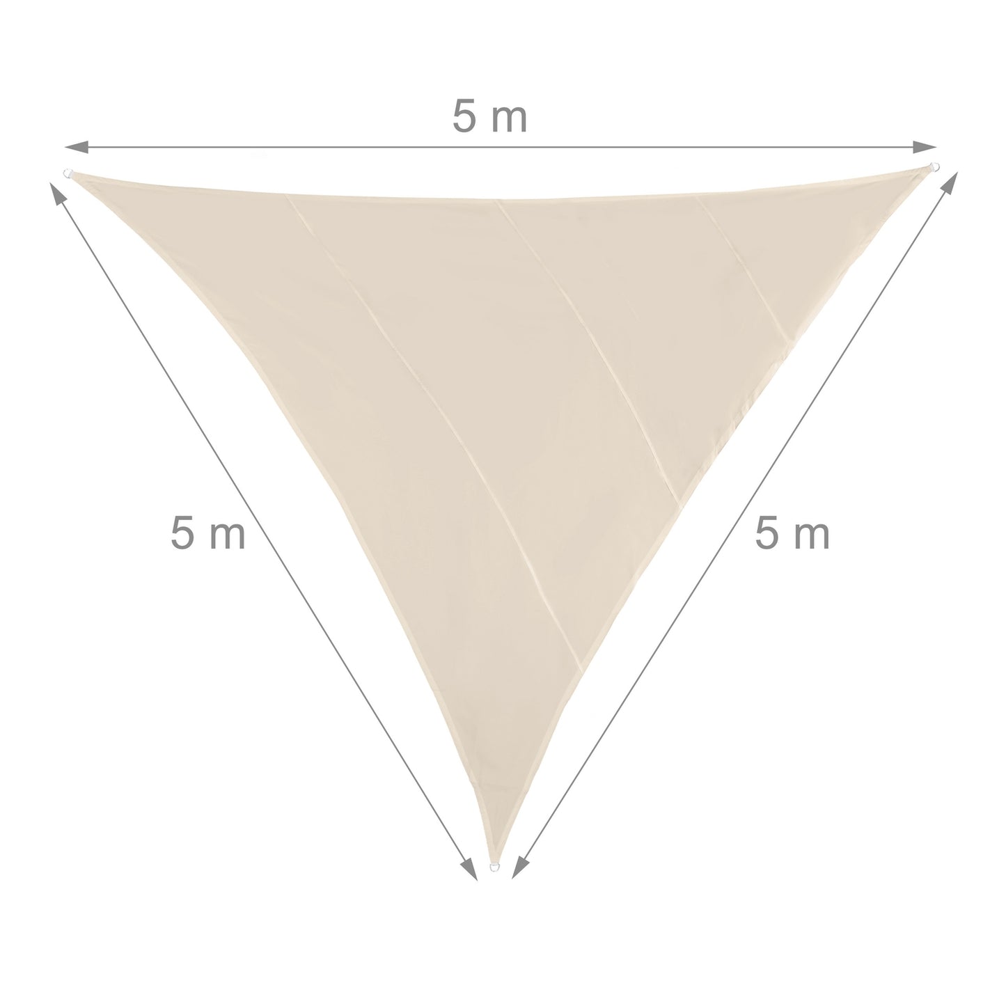 Sun sail triangular beige