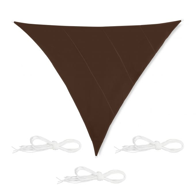 Sun sail triangular brown